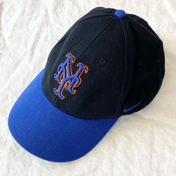 Vintage New York Mets Nike Fitted Baseball Ball Cap Hat - Picture 3 of 11